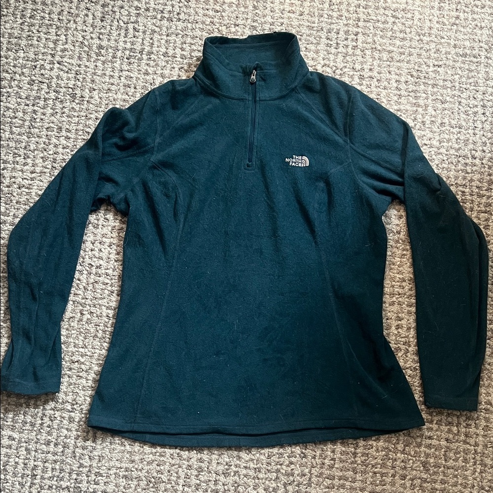 The North Face Women's Deep Green Fleece Pullover